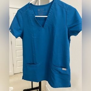 FIGS Casma Scrub top - ALPS BLUE - XXS